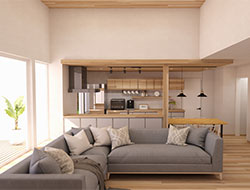 Living-dining<br />
kitchen